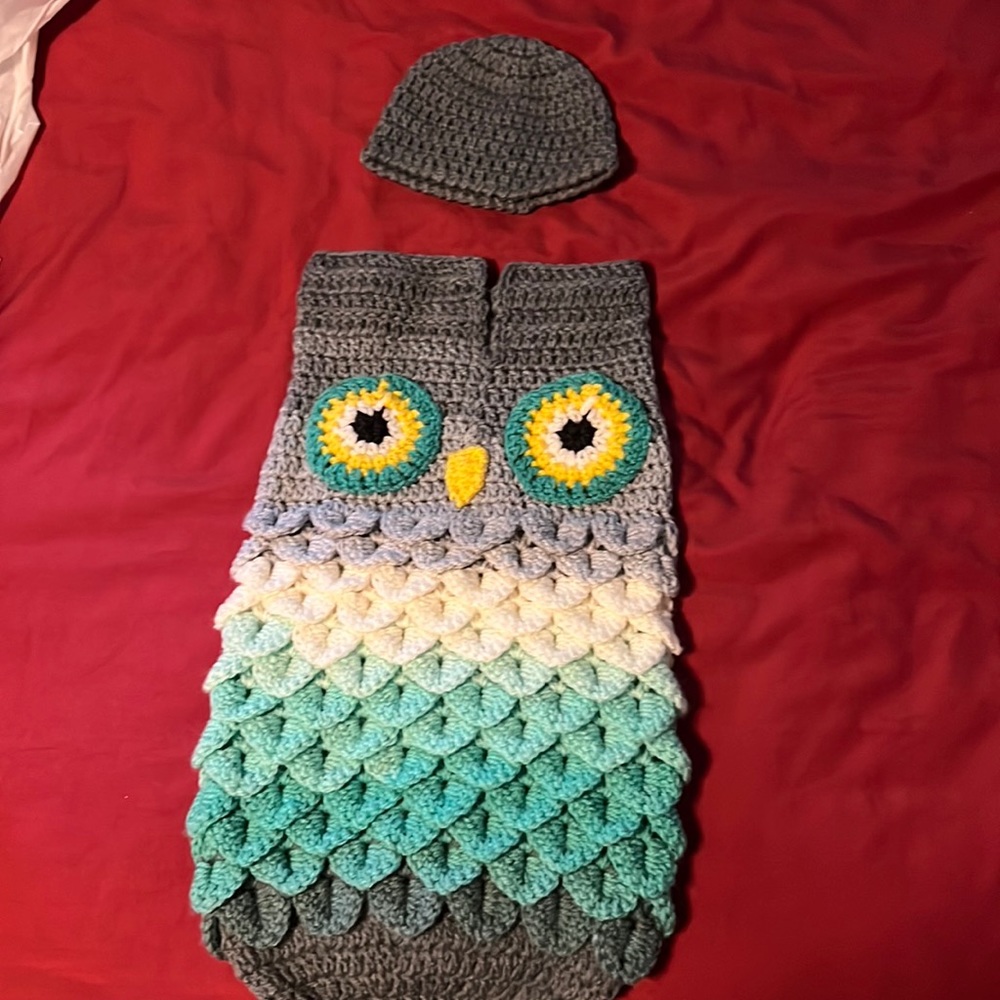 Infant swaddle and cap